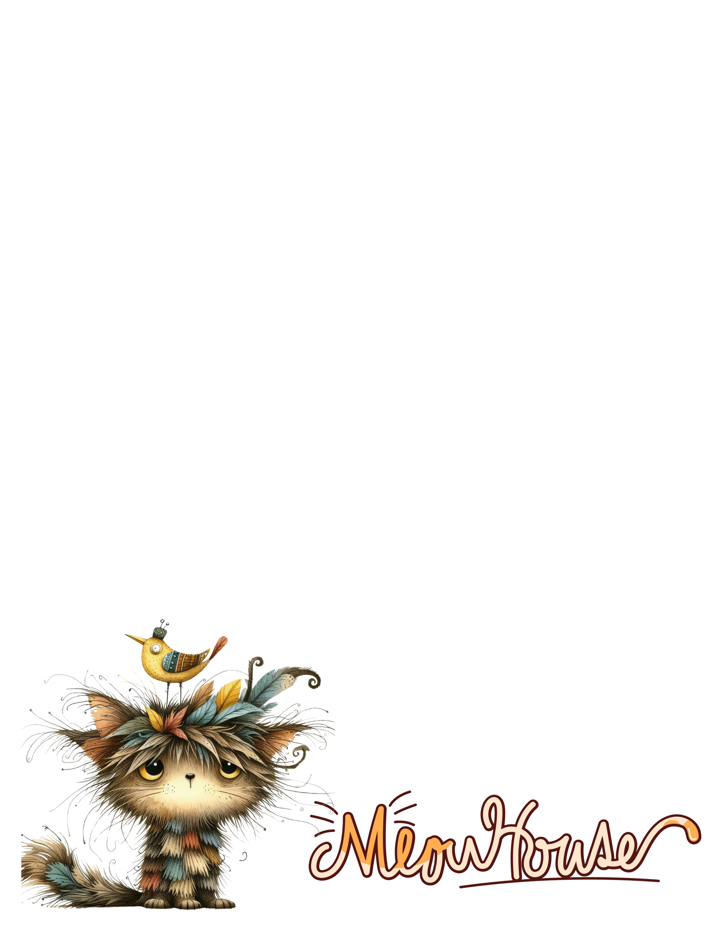 Meow House Notepad