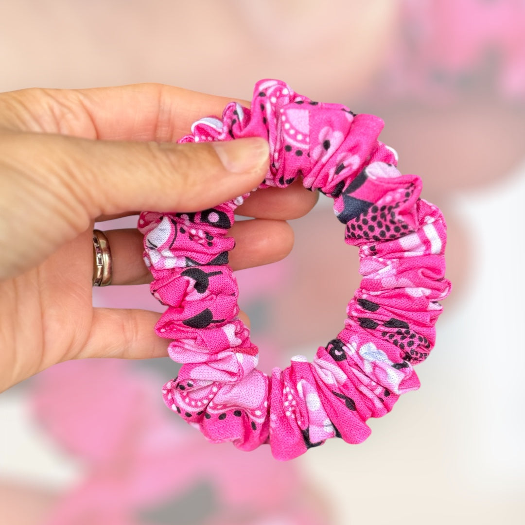 Pink Minnie Scrunchie MINI