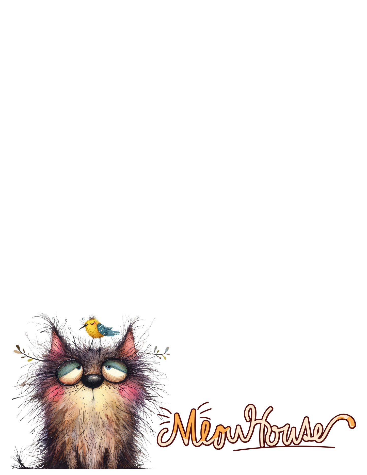 Meow House Notepad