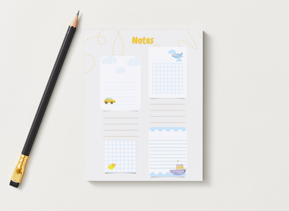 Random Design Notepads