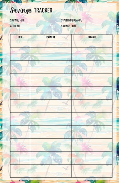 Savings Tracker