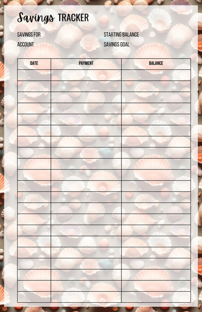 Savings Tracker