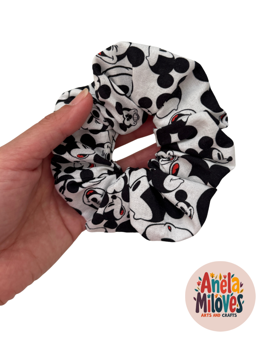 Mickey Mouse Scrunchies