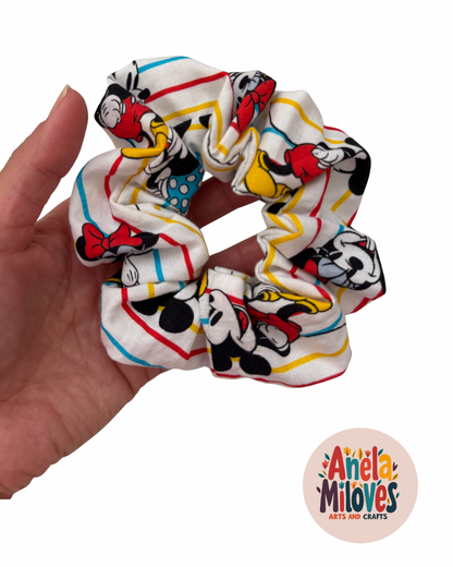 Mickey Mouse Scrunchies