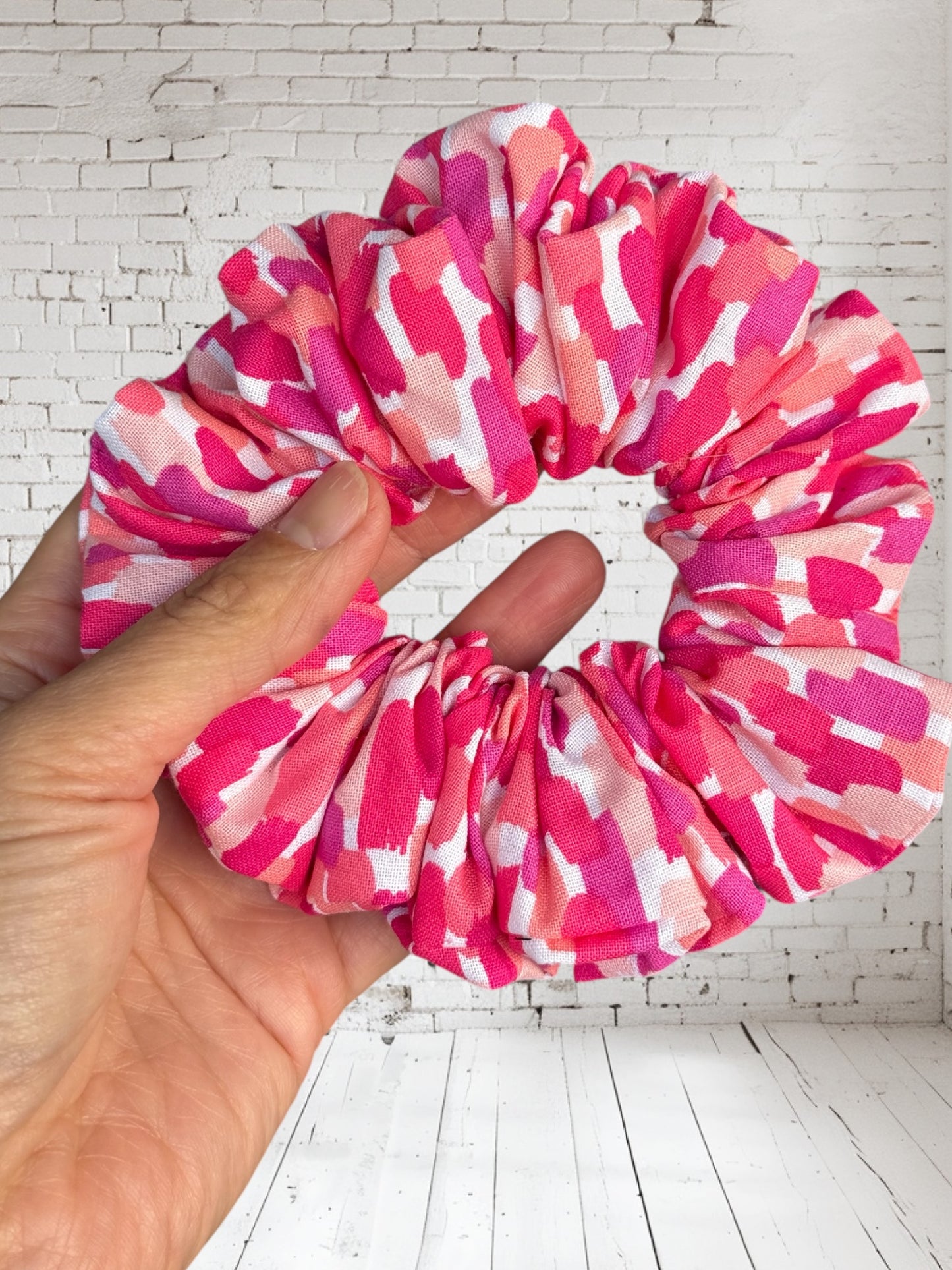Pink Blossom Scrunchie LARGE
