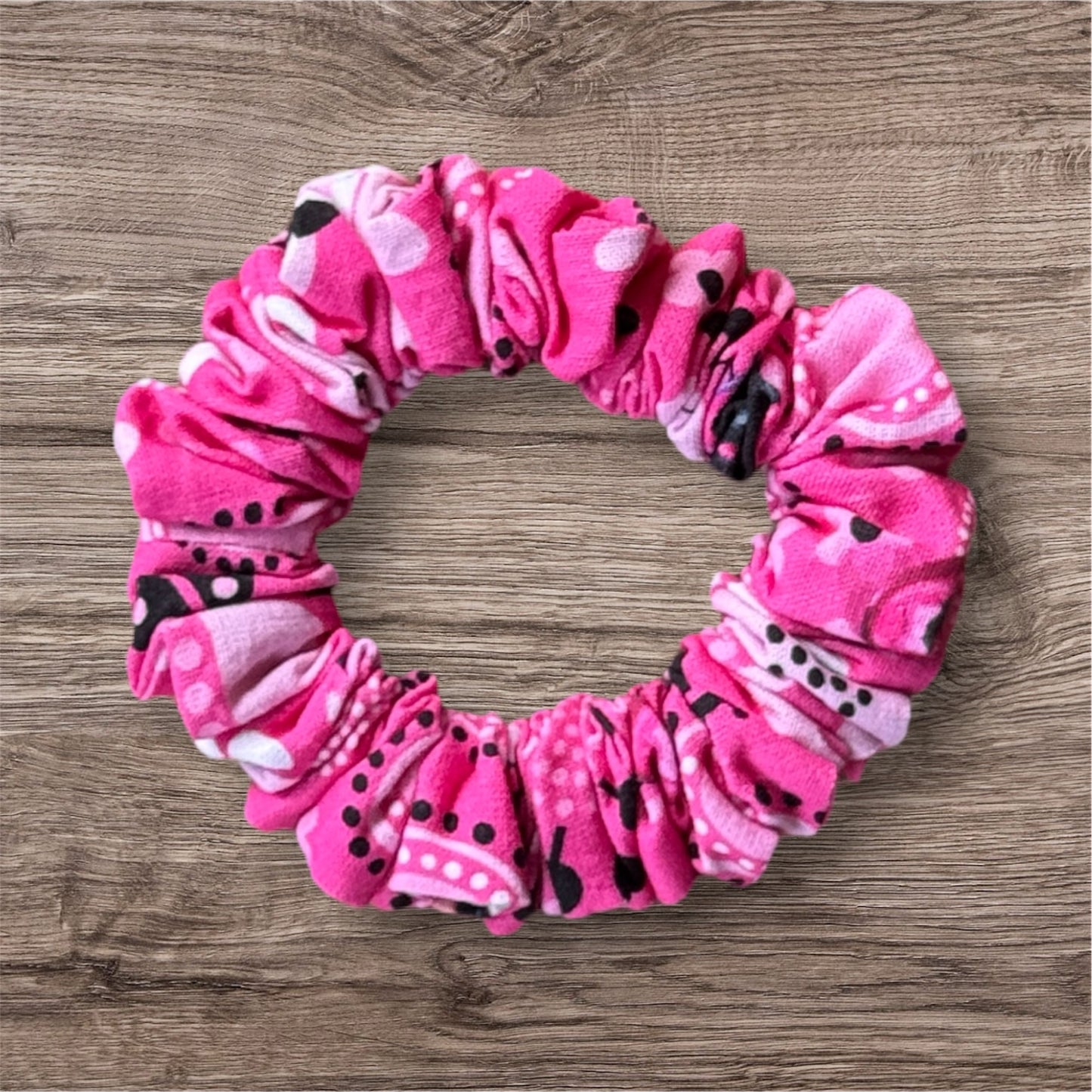 Pink Minnie Scrunchie MINI