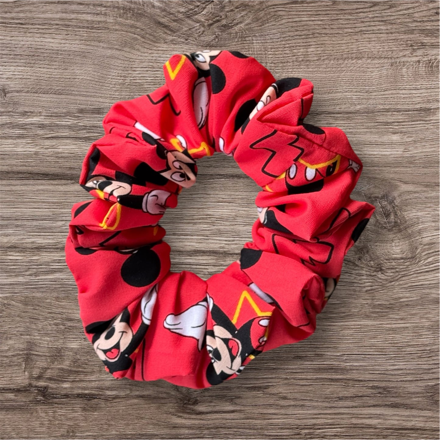 Red Mickey Scrunchie MINI