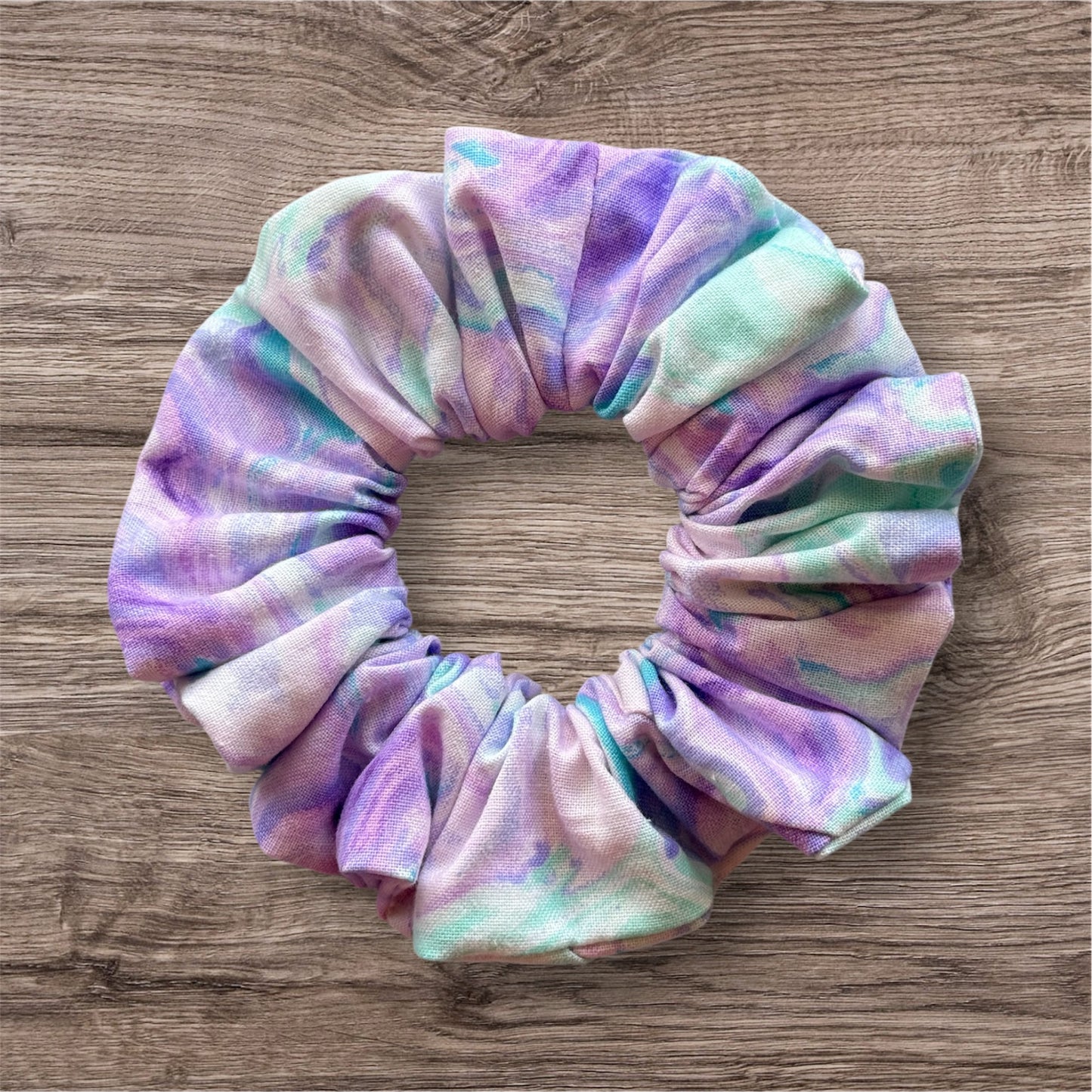 Purple Swirl Scrunchie MEDIUM