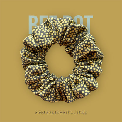 Bee Dot Scrunchie SMALL