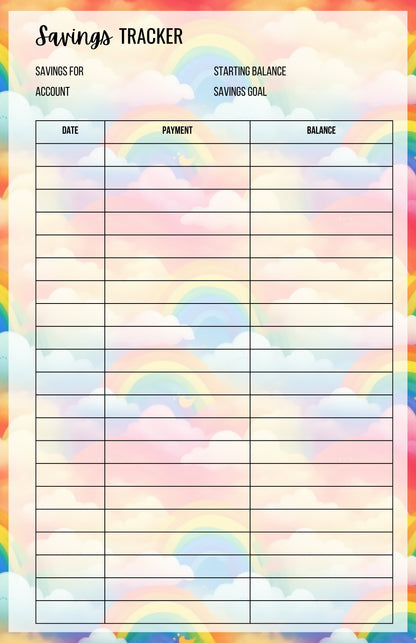 Savings Tracker