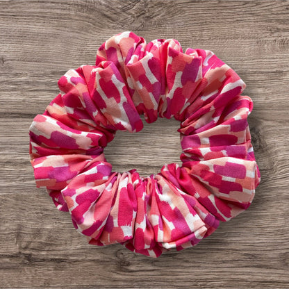 Pink Blossom Scrunchies