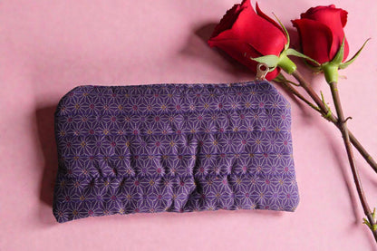 Flowery Makeup Pouch Flat