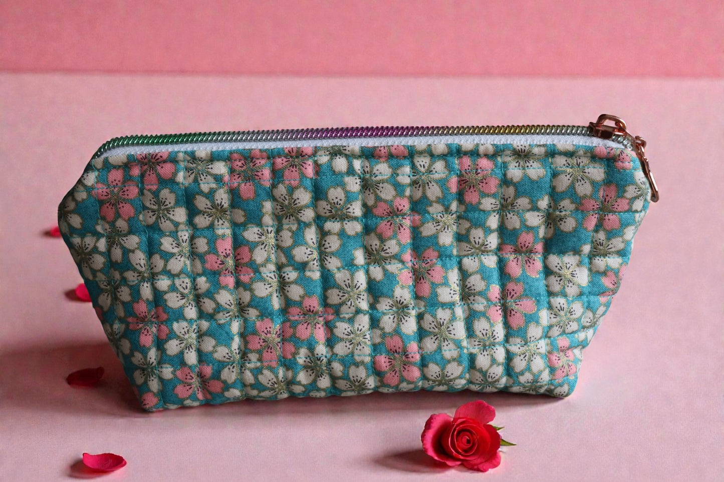 Flowery Makeup Pouch