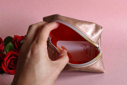 Vinyl Makeup Pouch Small
