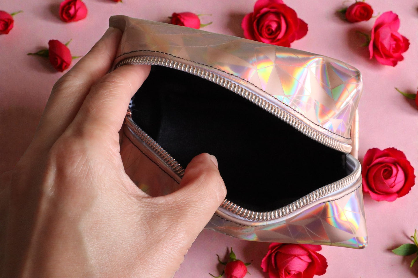 Vinyl Makeup Pouch Small
