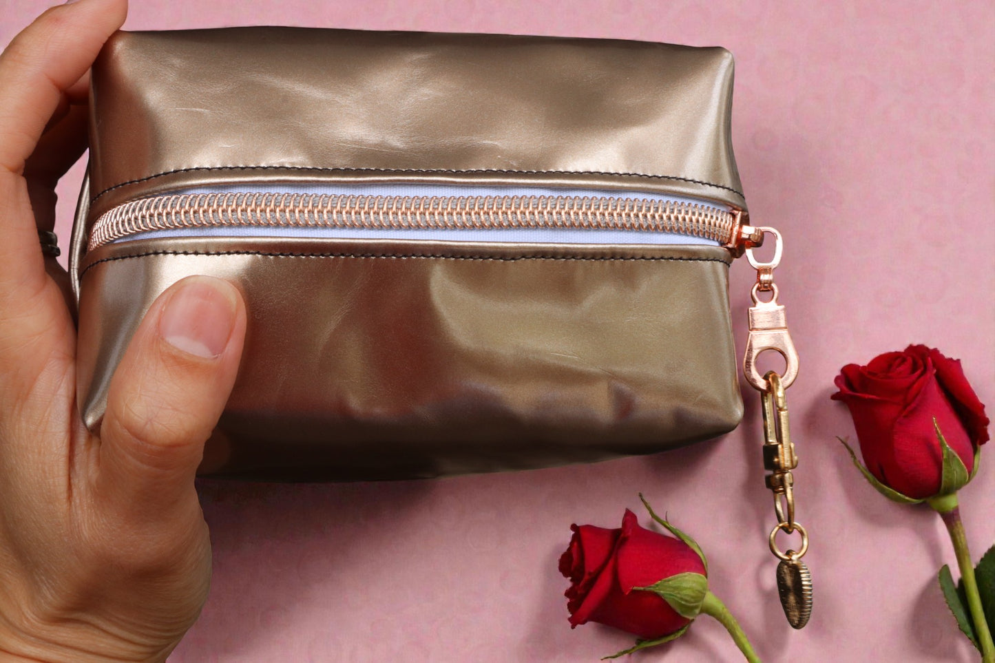 Vinyl Makeup Pouch Small