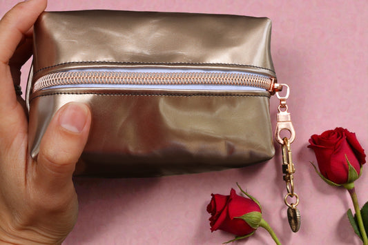 Vinyl Makeup Pouch Small