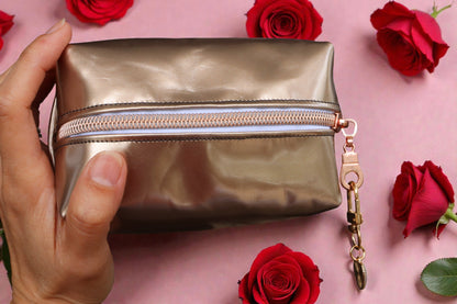Vinyl Makeup Pouch Small