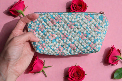 Flowery Makeup Pouch
