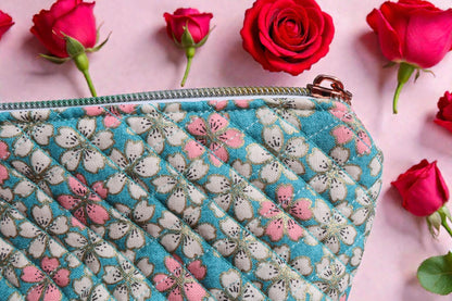 Flowery Makeup Pouch