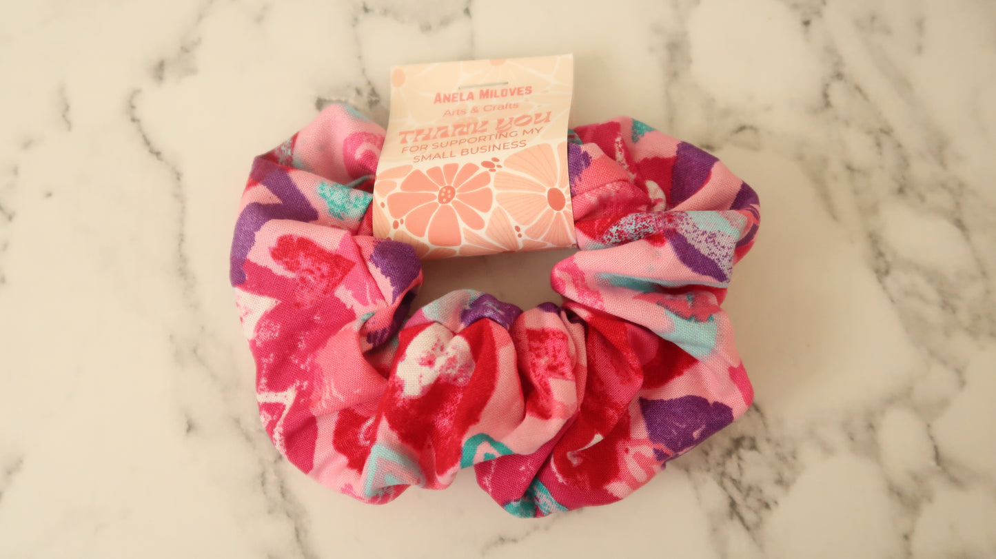 Barbara Pink Scrunchies