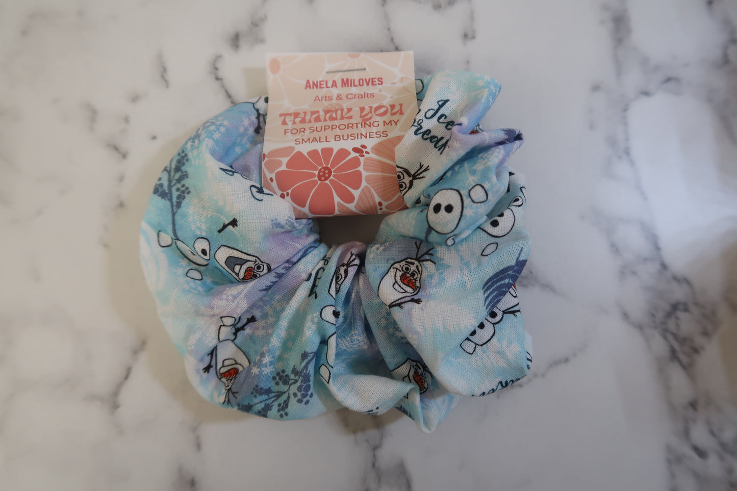 Olaf Blue Scrunchies