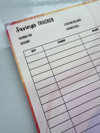 Savings Tracker